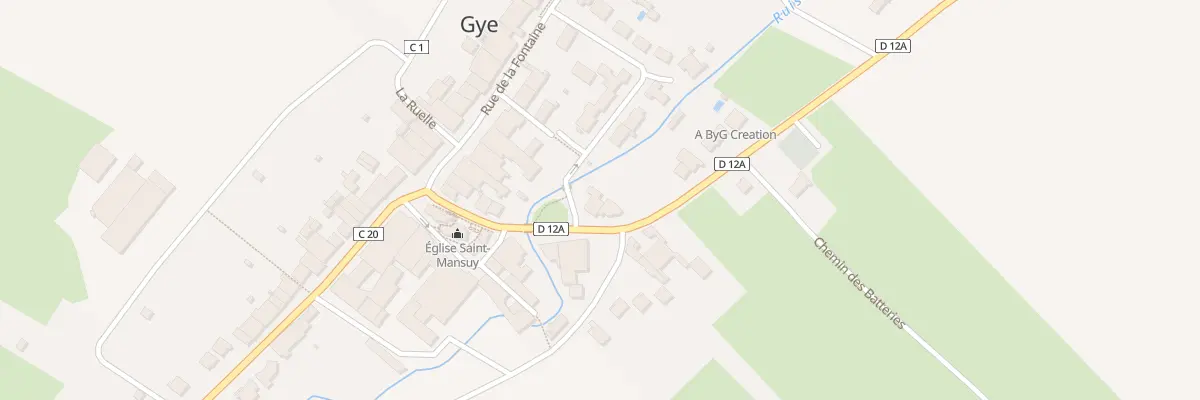 Plan du 7 Rue de la Saux à Gye