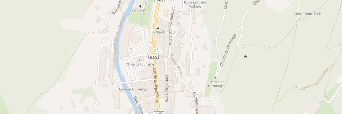 Plan du 15 Rue d’Orgemont à Salins-les-Bains