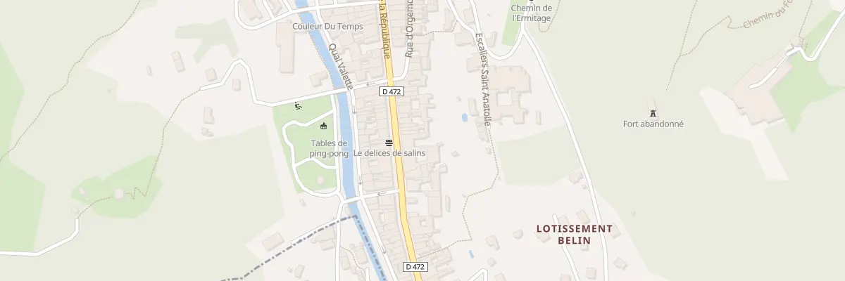 Plan du 73 Rue de la République à Salins-les-Bains