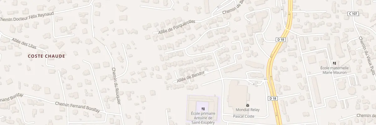Plan du 64 Av des Iles à La Seyne-sur-Mer