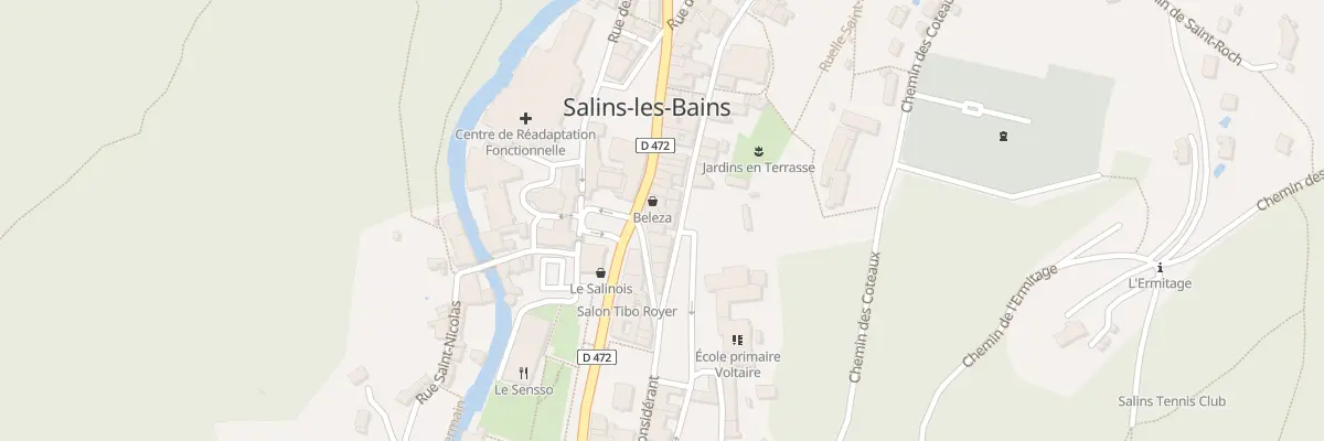 Plan du 2 Rue de la Liberté à Salins-les-Bains