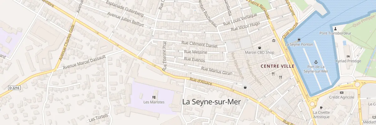 Plan du 45 Rue Marius Giran à La Seyne-sur-Mer
