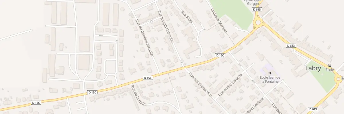 Plan du 3 Rue Joseph Colombo à Labry