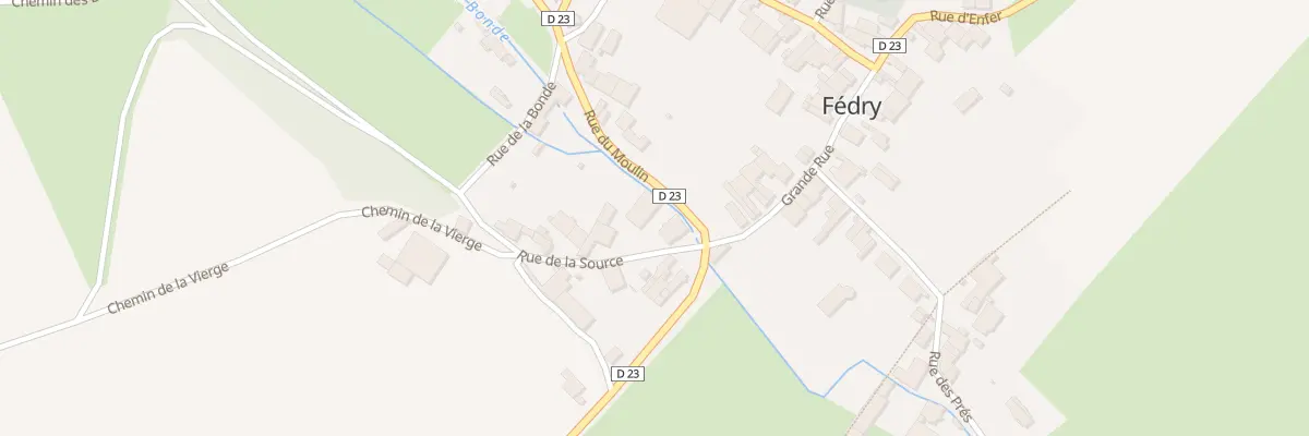 Plan du 1 Rue de la Source à Fédry