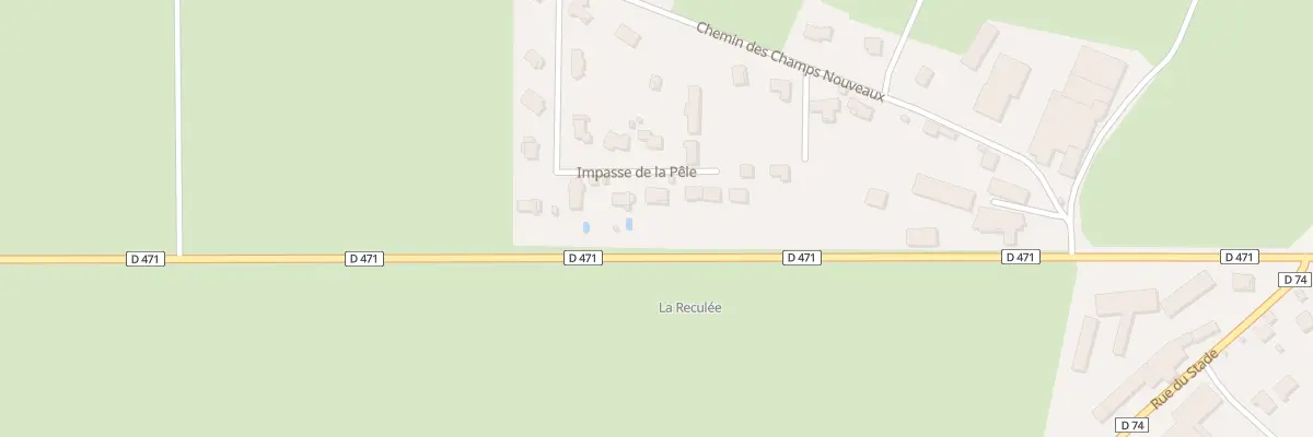 Plan du 16 Imp de la Pêle à Ney