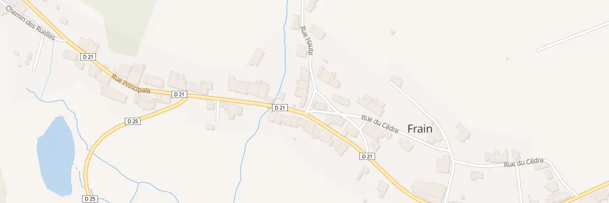 Plan du 1 Rue Haute à Frain