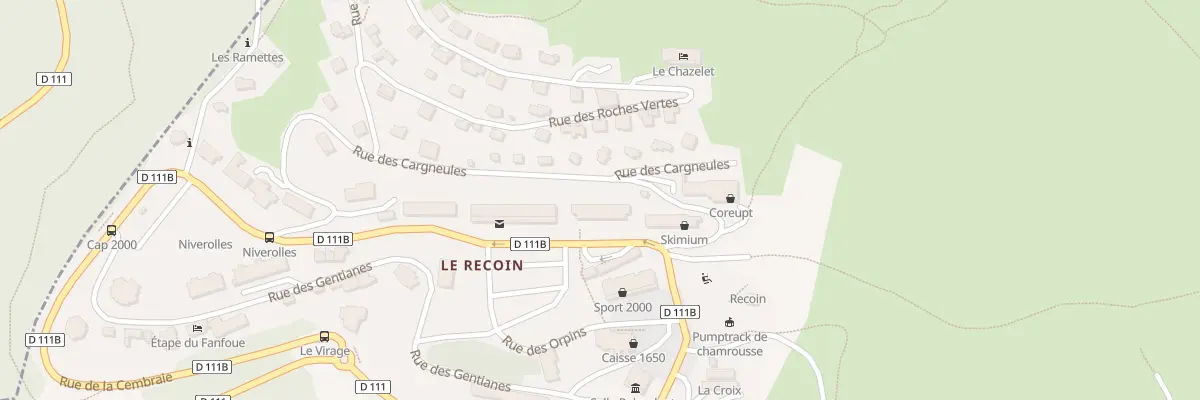 Plan du 76 Av Henry Duhamel à Chamrousse