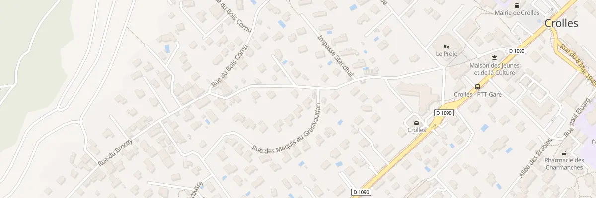Plan du 373 Rue du Brocey à Crolles