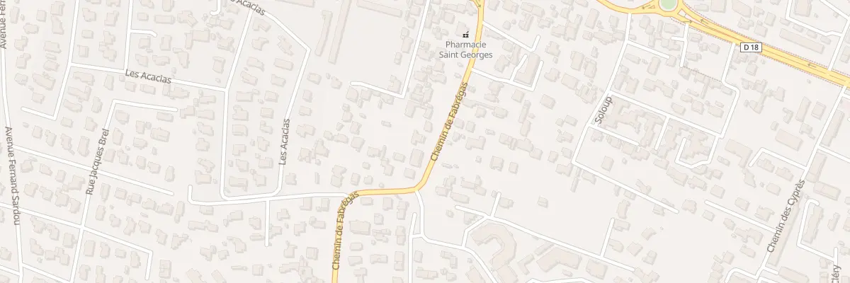 Plan du 219 Rte de Fabregas à La Seyne-sur-Mer