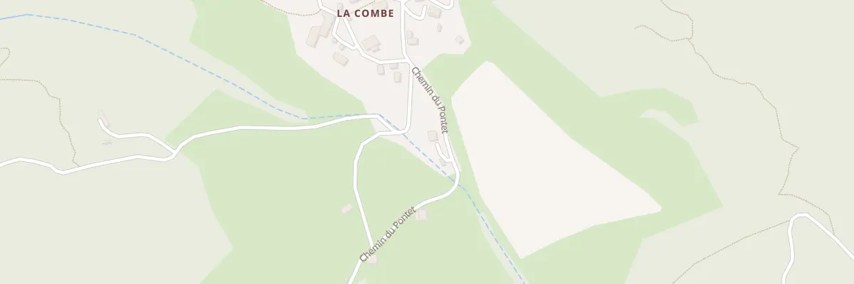 Plan du 100 Che du Pontet à Saint-Cassin