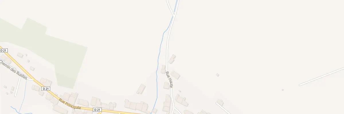 Plan du 14 Rue Haute à Frain