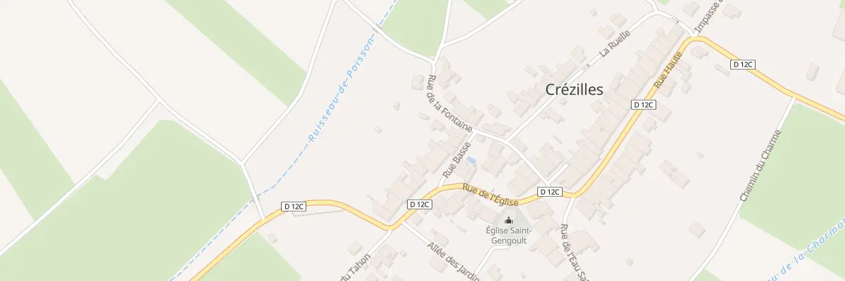 Plan du 7 Rue Basse à Crézilles