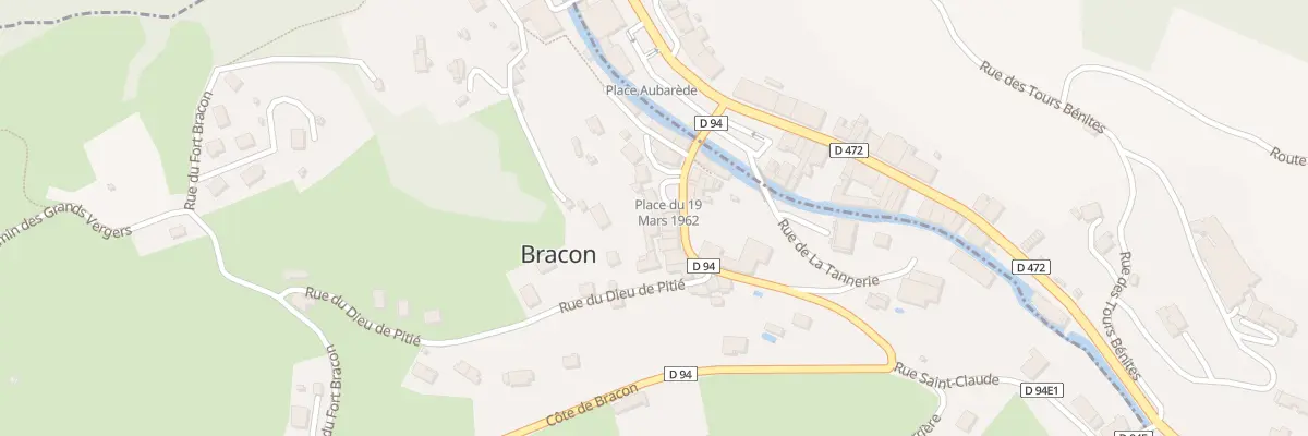Plan du 34 Pl du 19 Mars 62 à Bracon
