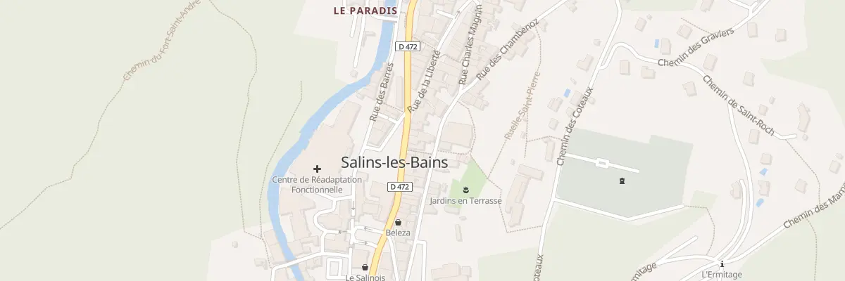 Plan du 26 Rue de la Liberté à Salins-les-Bains