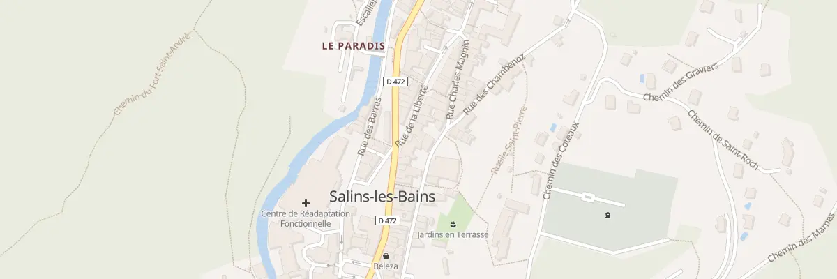 Plan du 32 Rue de la Liberté à Salins-les-Bains
