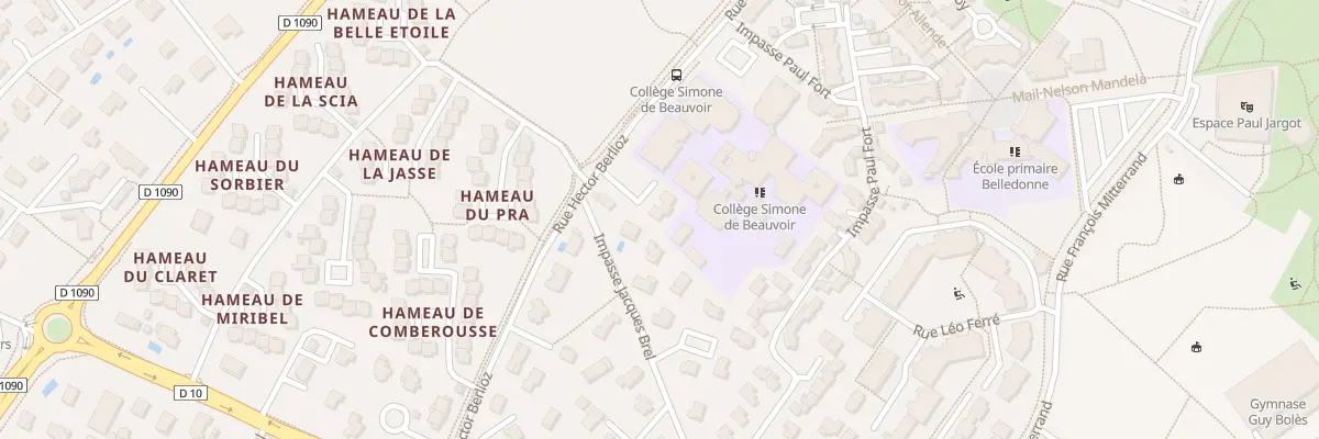 Plan du 265 Rue Hector Berlioz à Crolles