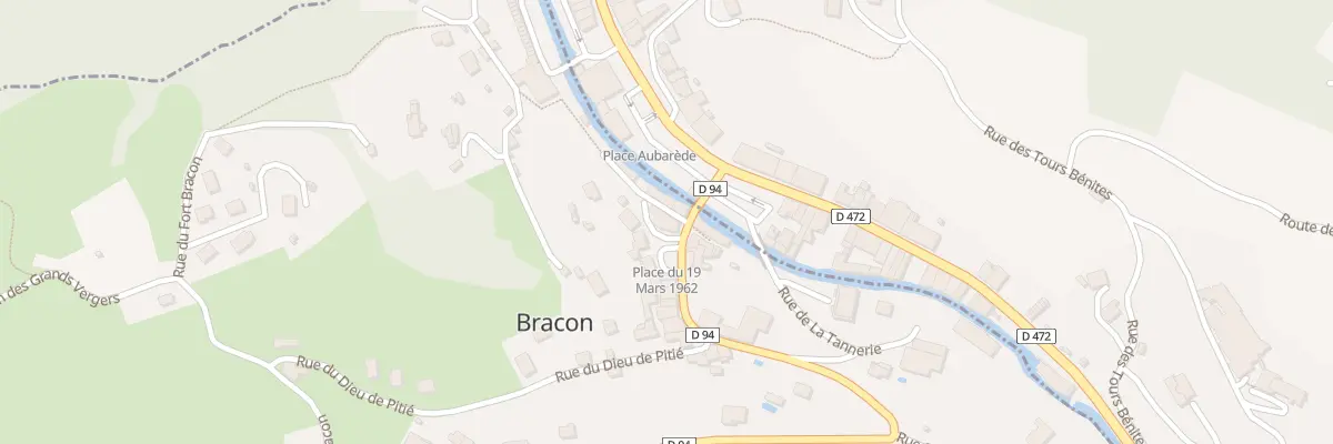 Plan du 30 Pl du 19 Mars 62 à Bracon
