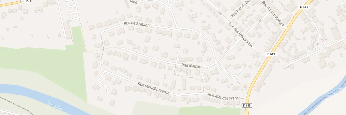 Plan du 23 Rue d’Alsace à Labry