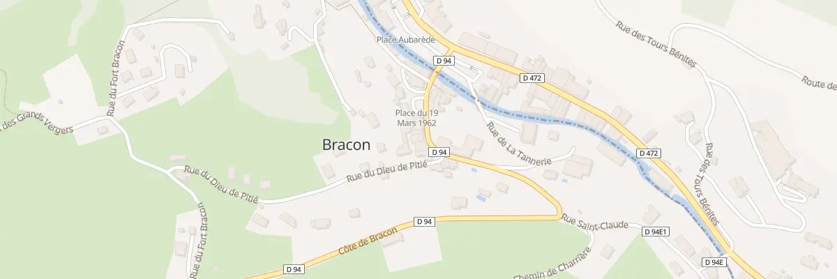 Plan du 10 Rue de la Mairie à Bracon