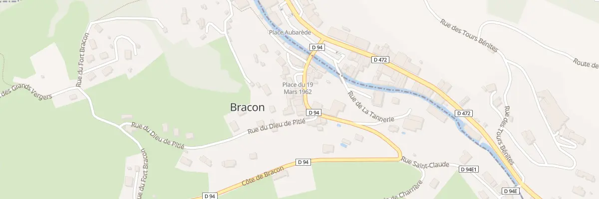 Plan du 8 Rue de la Mairie à Bracon