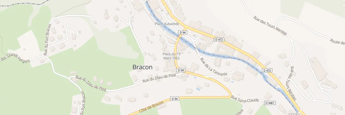Plan du 4 Rue de la Mairie à Bracon