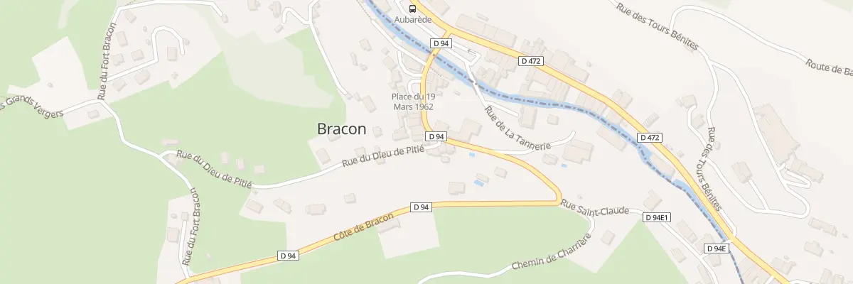 Plan du 16 Rue de la Mairie à Bracon