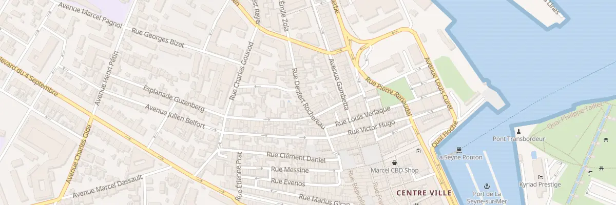 Plan du 21 Rue Denfert-rochereau à La Seyne-sur-Mer