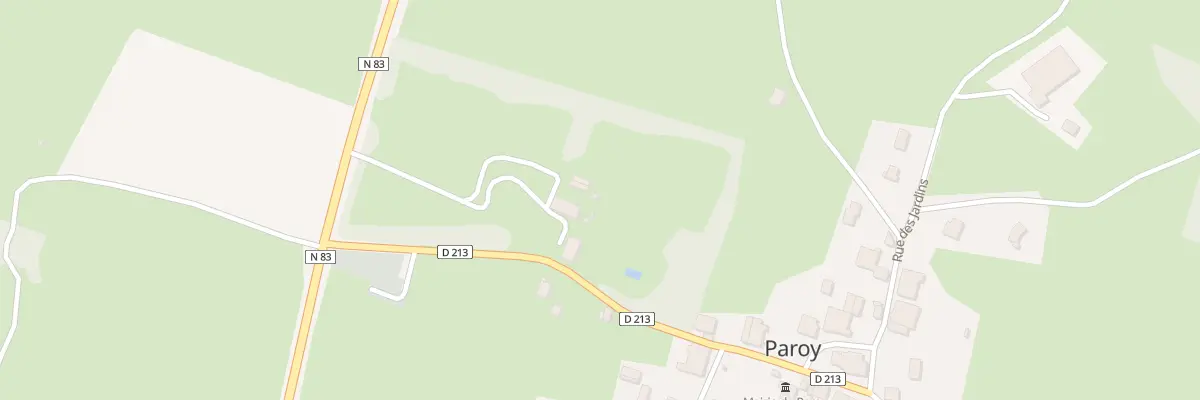 Plan du 8 Rue de la Perriere à Paroy