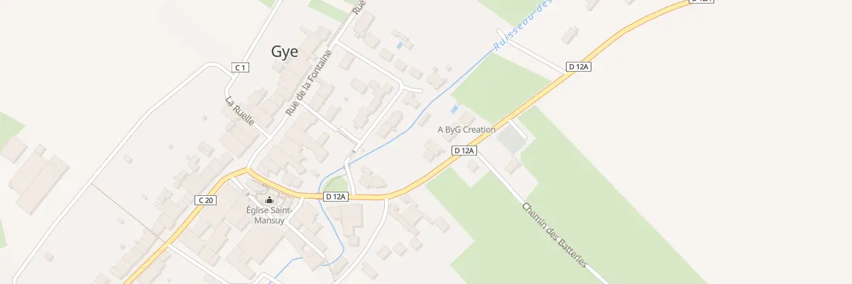 Plan du 13B Rue de la Saux à Gye
