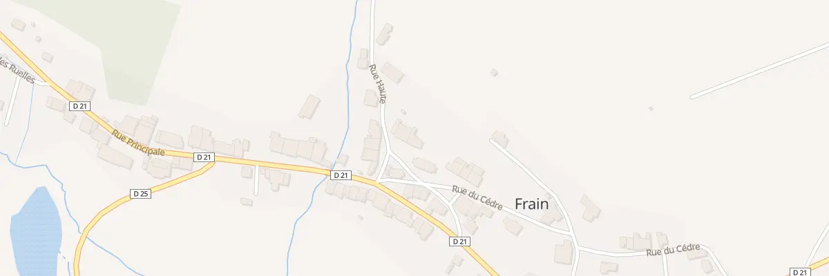 Plan du 2 Rue Haute à Frain