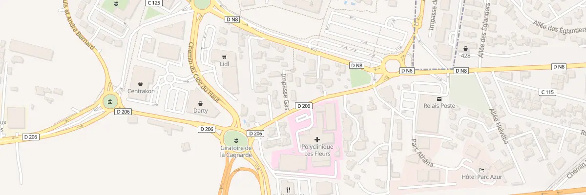 Plan du 20 Imp Gas à Ollioules
