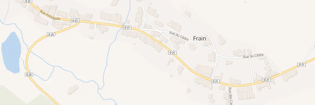 Plan du 46 Rue Principale à Frain
