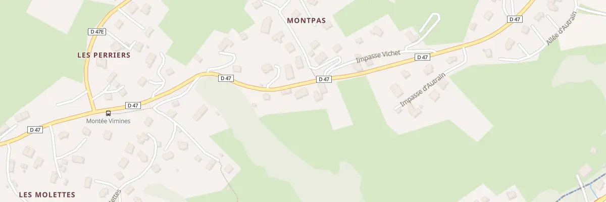 Plan du 5344 Les Brilles Dessus à Vimines