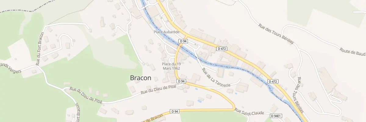Plan du 5 Rue de la Mairie à Bracon