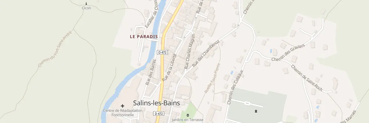 Plan du 2 Esc d’Arion à Salins-les-Bains