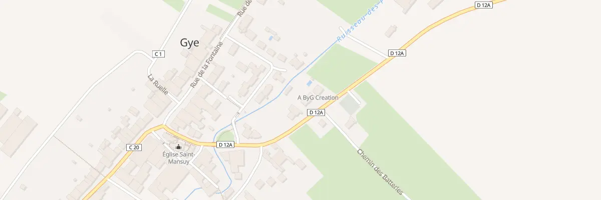 Plan du 15 Rue de la Saux à Gye