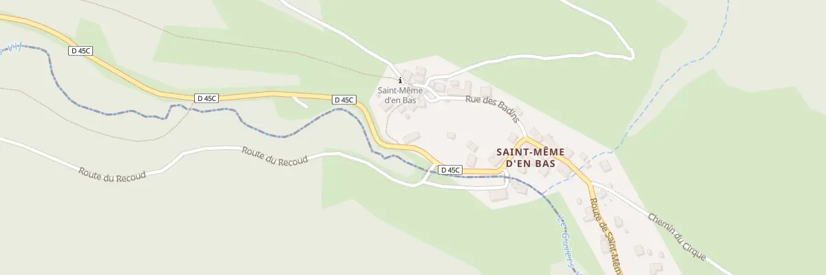 Plan du 5001 Saint Meme d’En Bas à Saint-Pierre-d’Entremont