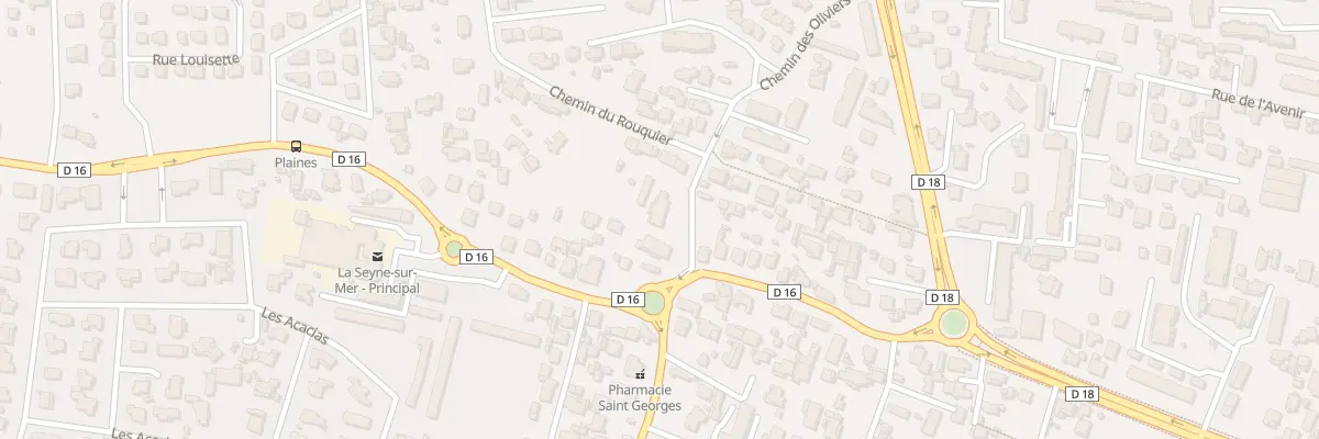 Plan du 261 Che des Oliviers à La Seyne-sur-Mer