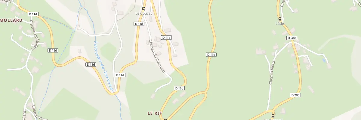 Plan du 791 Rte de Pre Rondet à Saint-Jean-le-Vieux