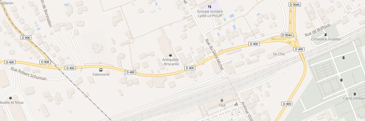 Plan du 590 Av Georges Clémenceau à Toul