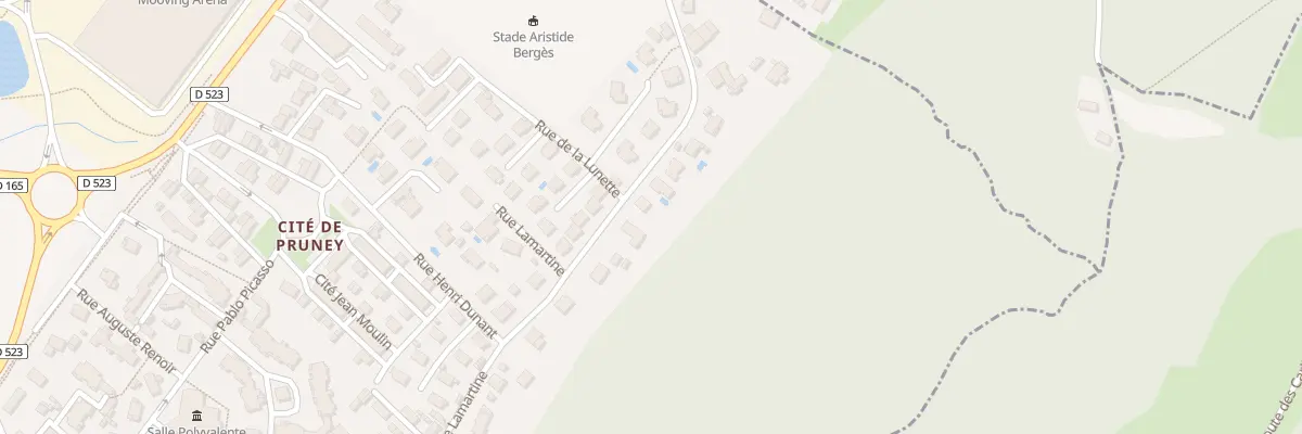 Plan du 484 Rue Lamartine au Versoud