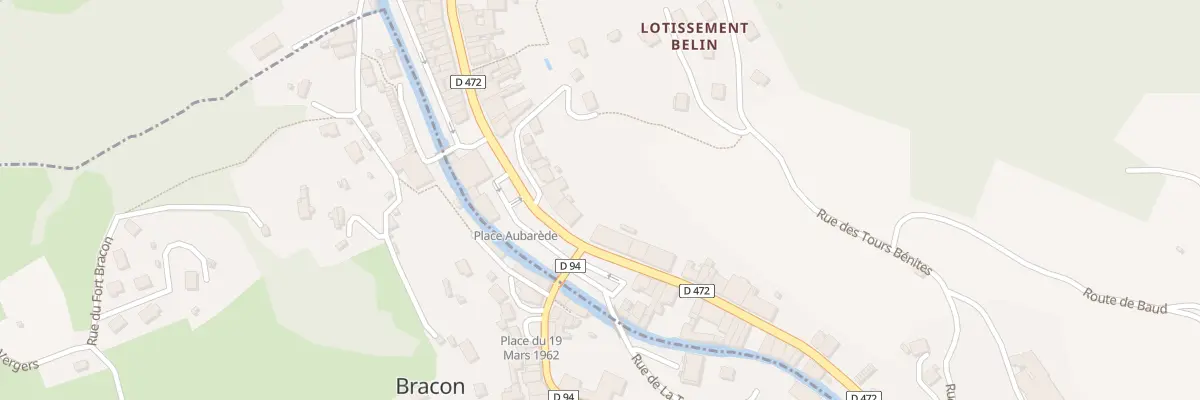 Plan du 9007 Pl Aubarède à Salins-les-Bains