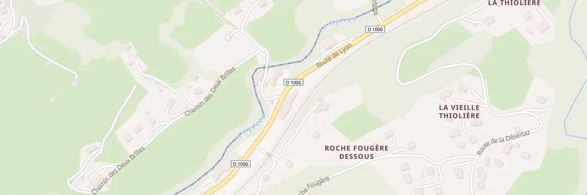 Plan du 985 Rte de Lyon à Saint-Cassin
