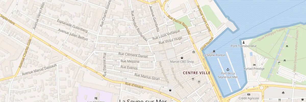 Plan du 7 Rue Denfert-rochereau à La Seyne-sur-Mer