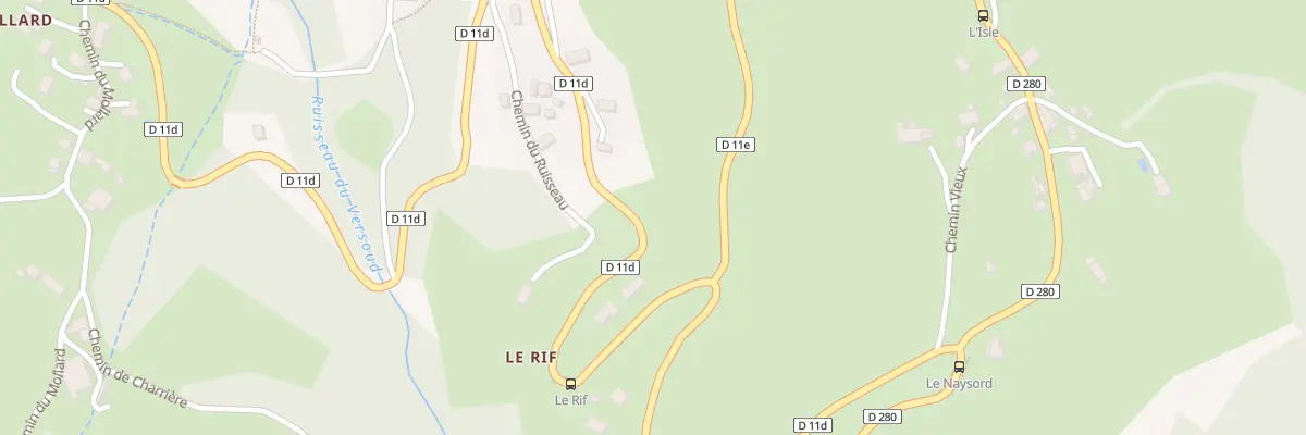 Plan du 779 Rte de Pre Rondet à Saint-Jean-le-Vieux
