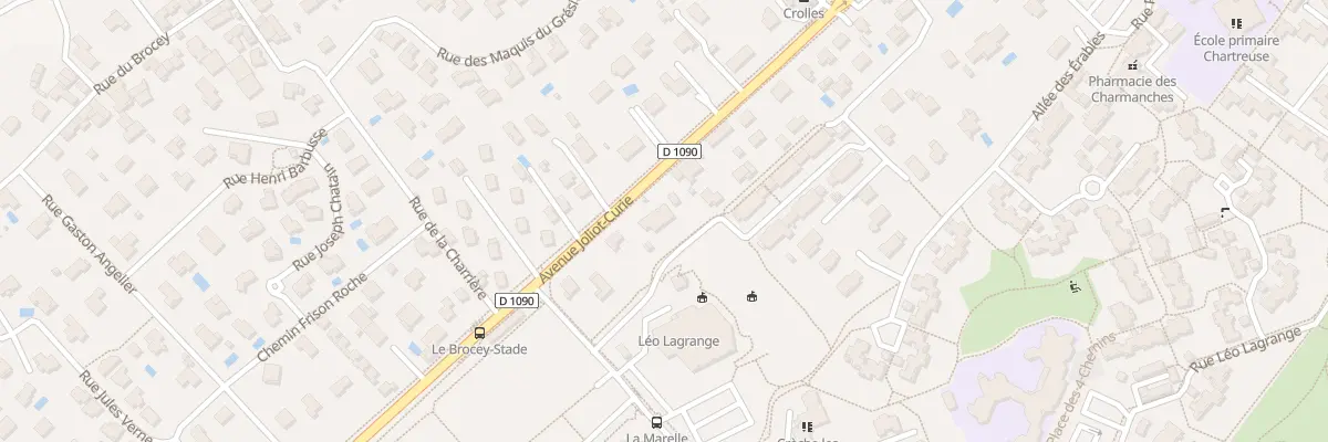 Plan du 495 Av Joliot Curie à Crolles