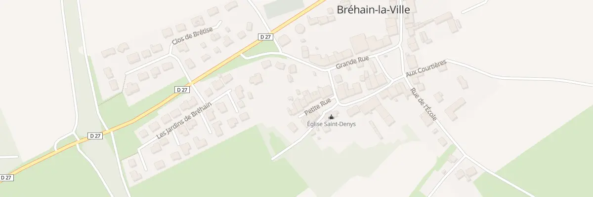 Plan du 10 Ptr Petite Rue à Bréhain-la-Ville