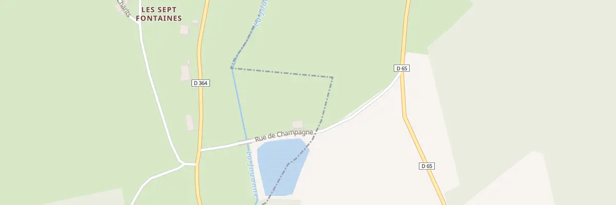Plan du 1 Rue de Champagne à La Vernotte