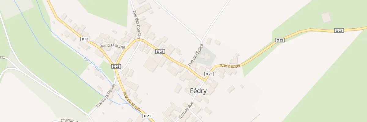 Plan du 5 Rue d’Enfer à Fédry