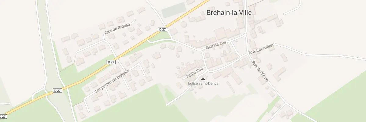 Plan du 8 Ptr Petite Rue à Bréhain-la-Ville